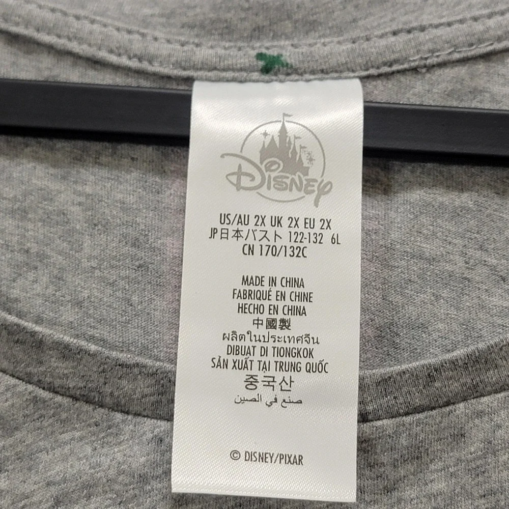 Disney Parks Radiator Springs Eat at Flo's V8 Cafe Graphic Women Gray T-Shirt 2X